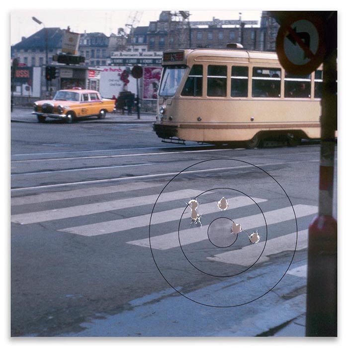 Shot Target, Brussels April 1970