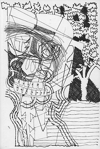 Drawing by Andrew Thomason c.1990